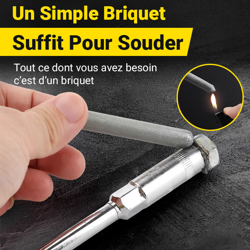 De rduction Baguettes de Soudure Universelles Basse Temprature Soudez Aluminium, Acier & Cuivre en 1 Clic