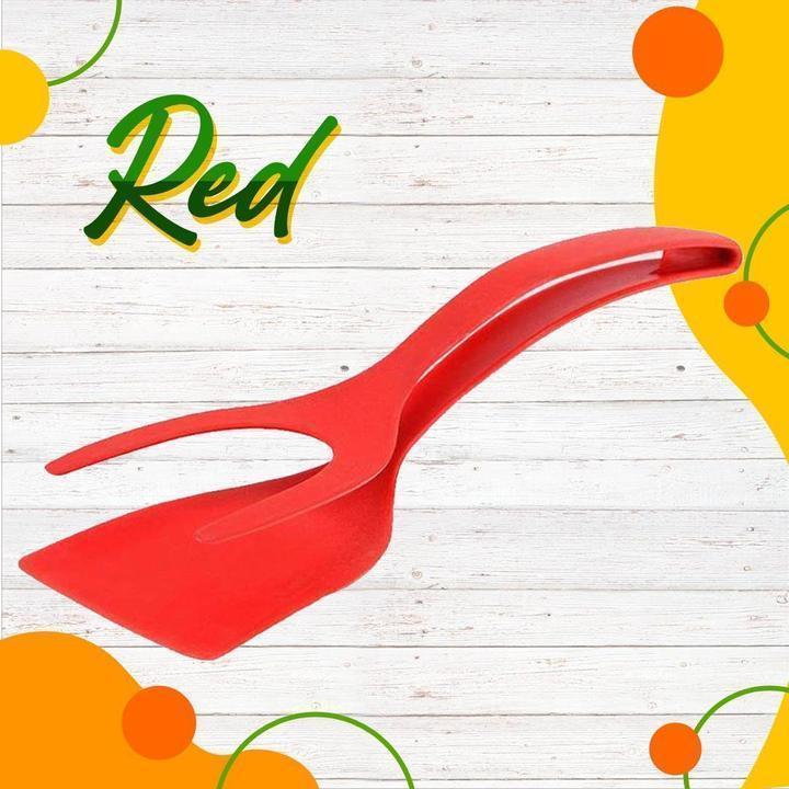 LIMITE 50% DE RDUCTION Pince-Spatule 2 en 1 Antiadhsif, Silicone, Polyvalent