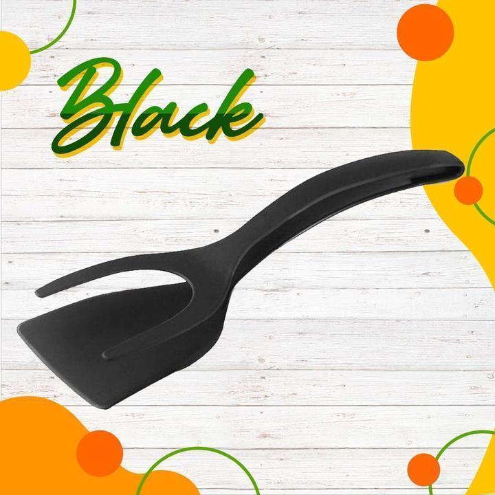 LIMITE 50% DE RDUCTION Pince-Spatule 2 en 1 Antiadhsif, Silicone, Polyvalent
