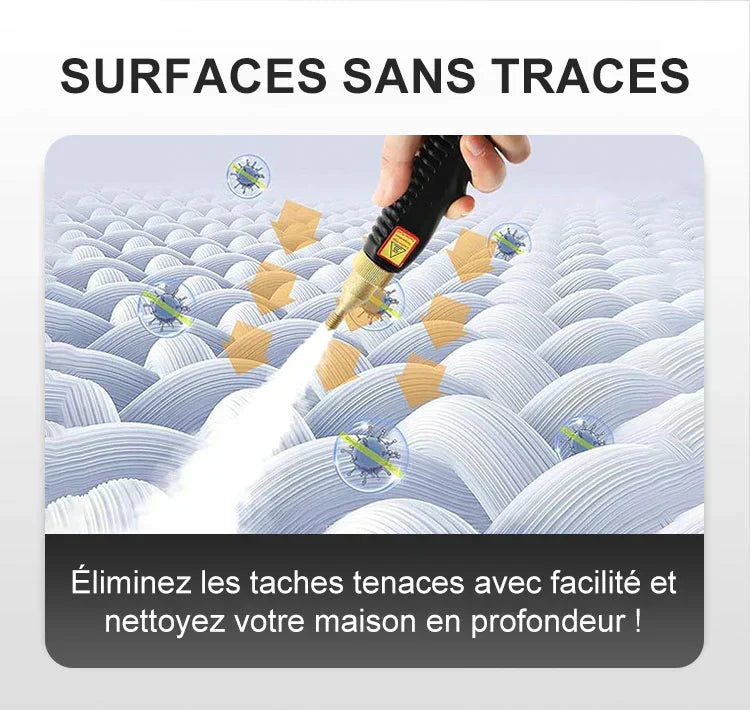 Dure limite 50% de rduction 500W Nettoyeur Vapeur Haute Temprature Pressurise Portatif