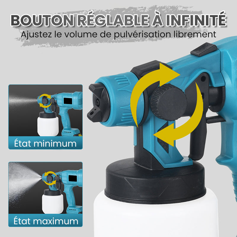 De rduction Pistolet Peinture lectrique Sans Fil