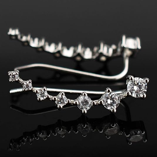 Vente chaude du Nouvel An 2024 Boucles d'oreilles diamant sept toiles