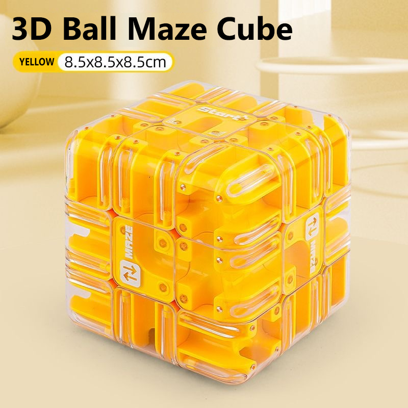 DE RDUCTION MAINTENANT Grand cube labyrinthe 3D - 120 parcours stimulants avec rotation fluide pour le dveloppement cognitif et le plaisir