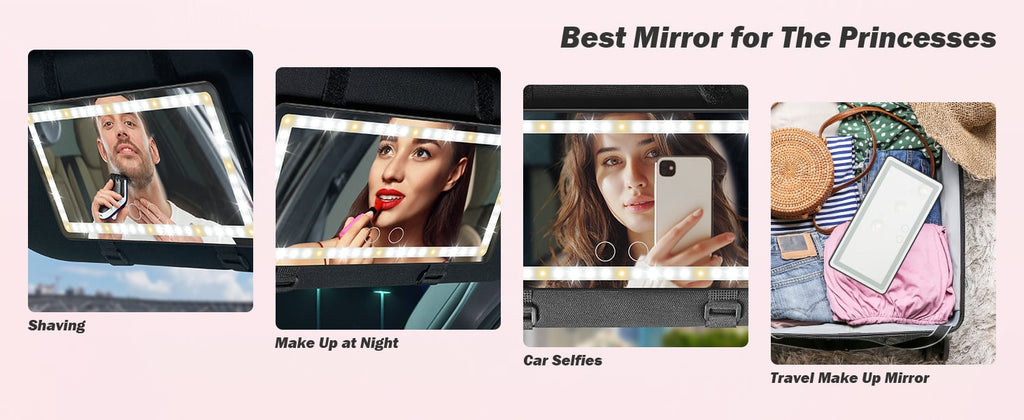 VENTE CHAUDE D'T -49% Miroir de maquillage pare-soleil