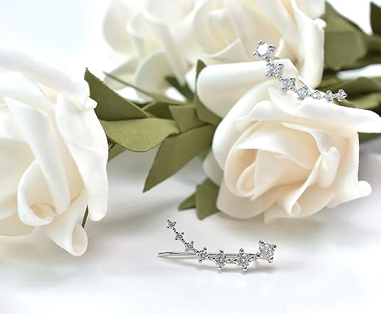 Vente chaude du Nouvel An 2024 Boucles d'oreilles diamant sept toiles