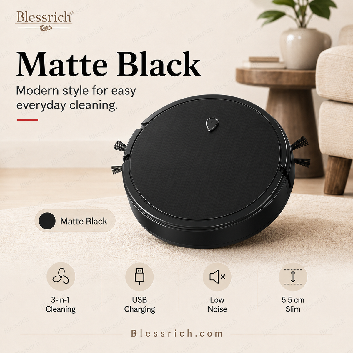SmartSweep 3-in-1 Roboter-Kehrmaschine