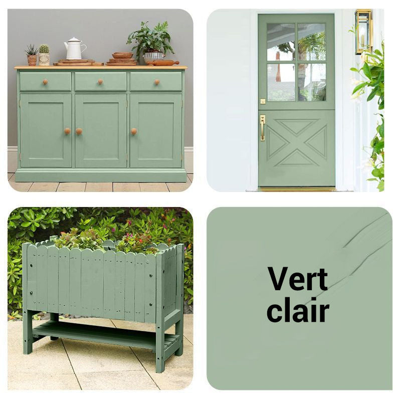 Peinture de rparation et de rnovation de meubles en bois cologique, sans odeur, base d'eau