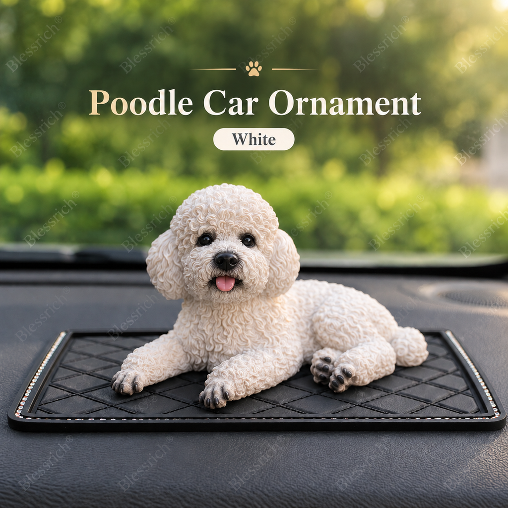 Dcoration de voiture Caniche La touche la plus mignonne pour votre tableau de bord