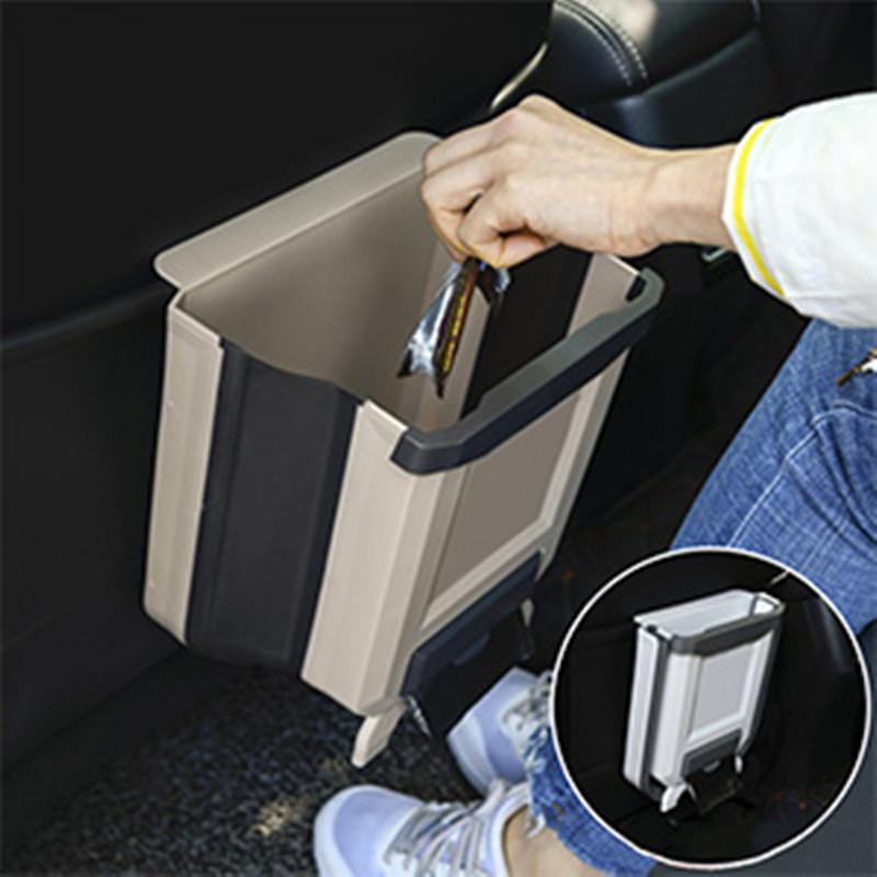 Obtenez 5 rouleaux de sacs poubelle gratuitement Poubelle pliable pour armoires de cuisine