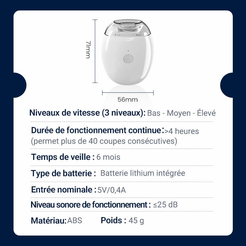 Lime ongles automatique universelle pour adultes et enfants
