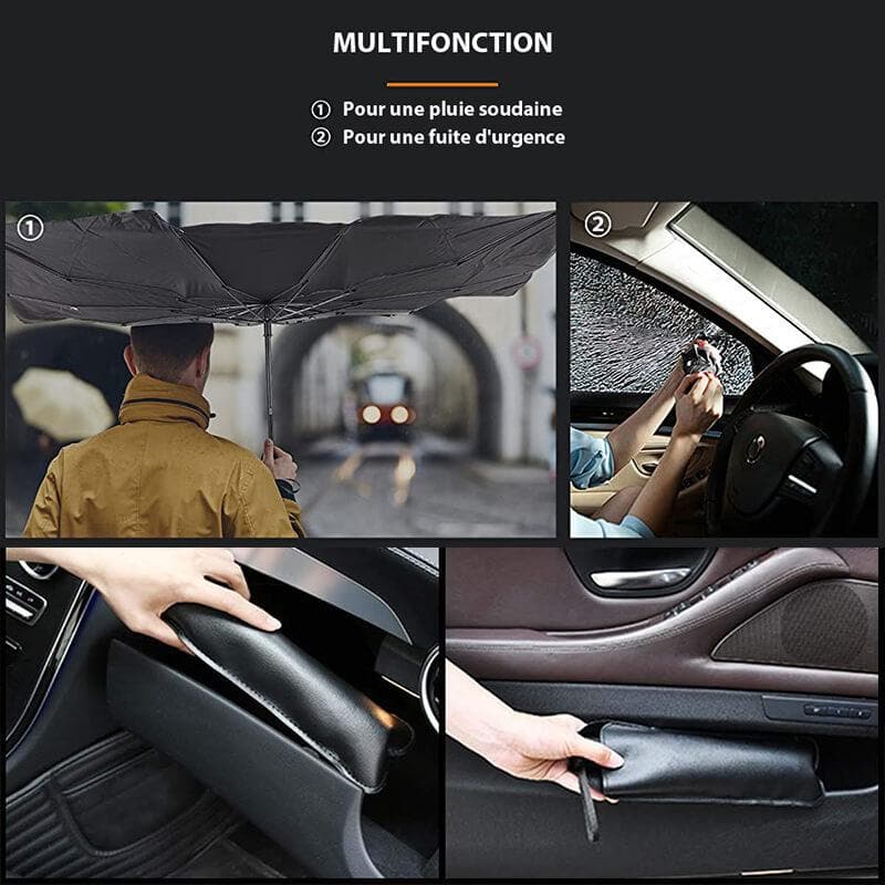 Dure limite -50 % Parapluie de Voiture Pliable - Protection contre la Chaleur et les UV - Idal pour Garder Votre Voiture au Frais