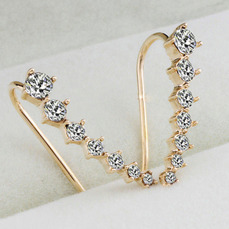 Vente chaude du Nouvel An 2024 Boucles d'oreilles diamant sept toiles