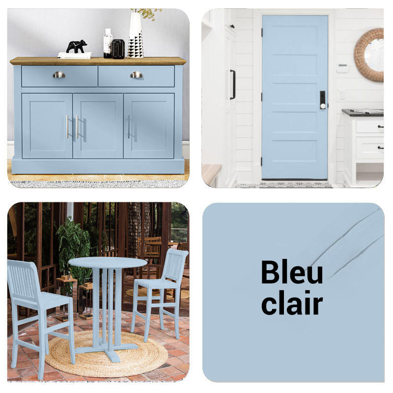 Peinture de rparation et de rnovation de meubles en bois cologique, sans odeur, base d'eau