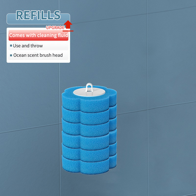 PLUS DE 50 000 UNITS VENDUES Ensemble innovant de brosses de toilettes jetables fixation murale