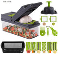 Coupe-lgumes multifonction lames en acier inoxydable, facile nettoyer, plusieurs modes de cuisson