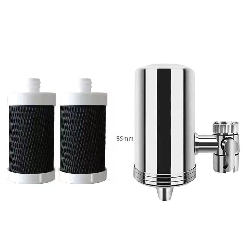 Purificateur d'eau pour robinet domestique en acier inoxydable sans installation