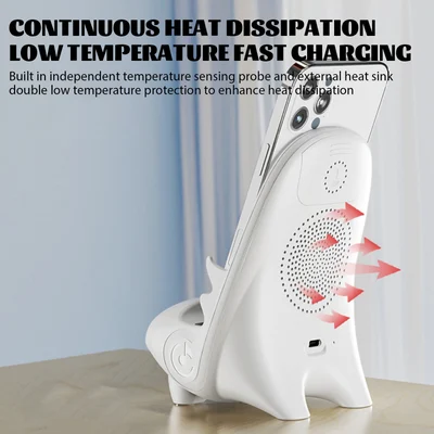 Vente du 35% de rduction Mini chaise avec chargeur rapide sans fil, support de tlphone multifonctionnel