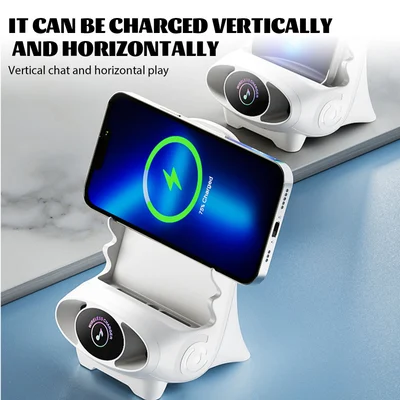 Vente du 35% de rduction Mini chaise avec chargeur rapide sans fil, support de tlphone multifonctionnel
