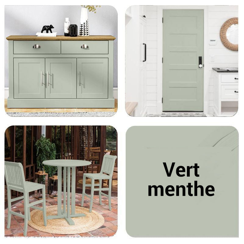 Peinture de rparation et de rnovation de meubles en bois cologique, sans odeur, base d'eau