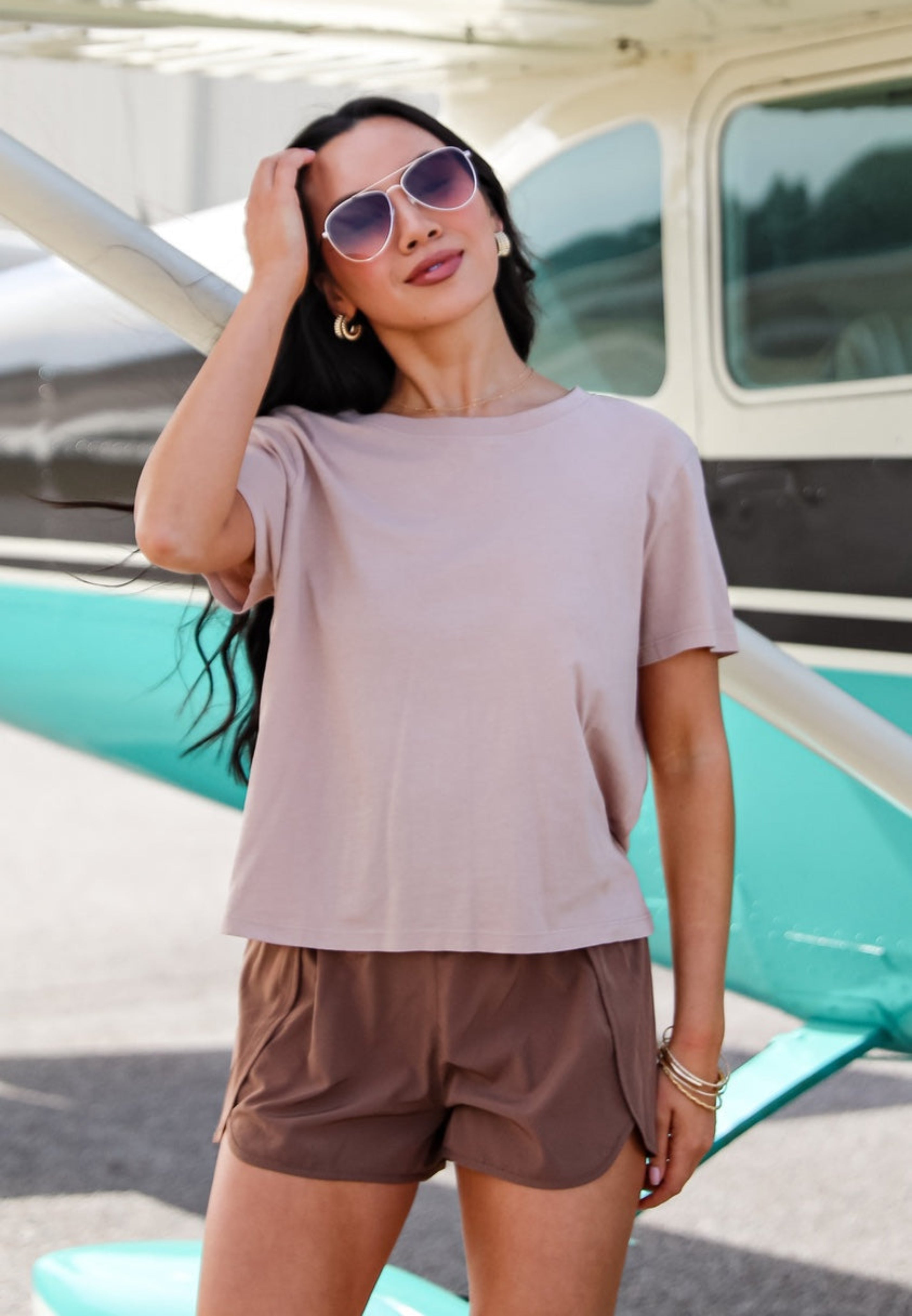 Lainey Everyday Short Sleeve Tee - DU DEAL
