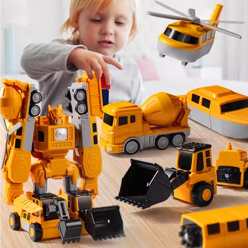 Vente chaude 50% de rduction Transformation magntique ingnierie automobile assemblage jouets