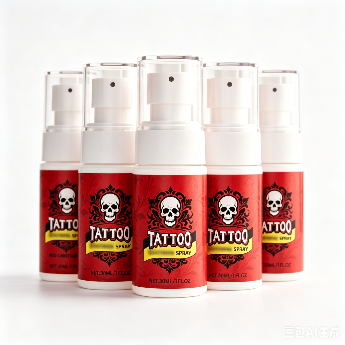 Spray hydratant pour les soins aprs tatouage