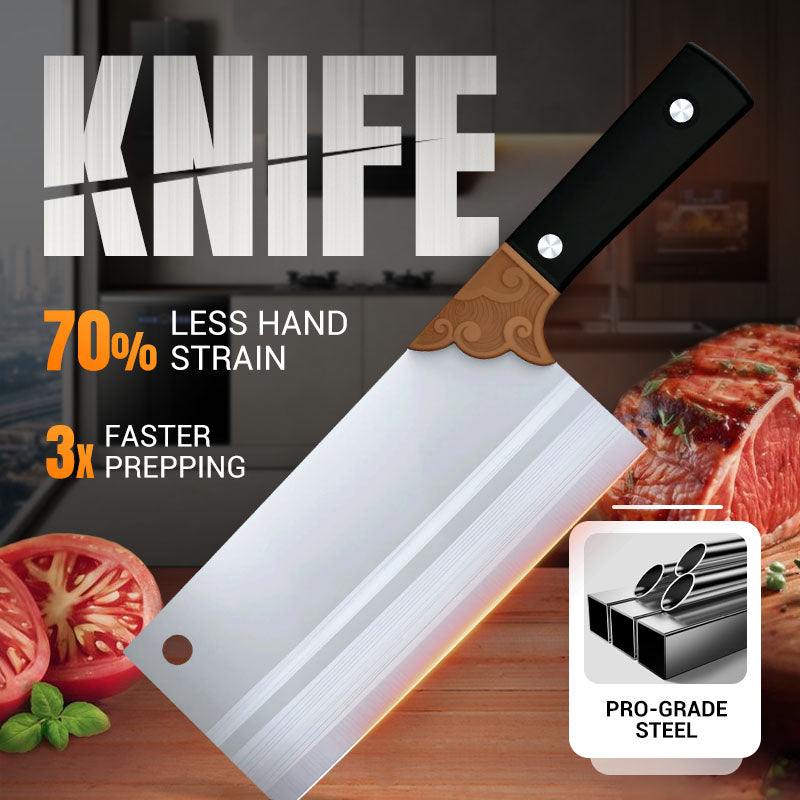 Couteau de cuisine forg, tranchant et durable