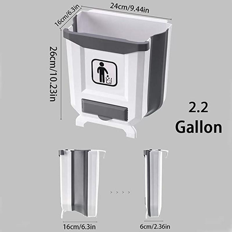 Obtenez 5 rouleaux de sacs poubelle gratuitement Poubelle pliable pour armoires de cuisine