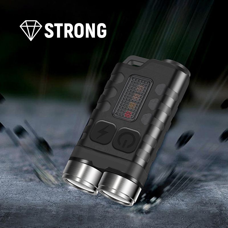 Mini lampe de poche porte-cls magntique Pousbo? (50 % de rduction)