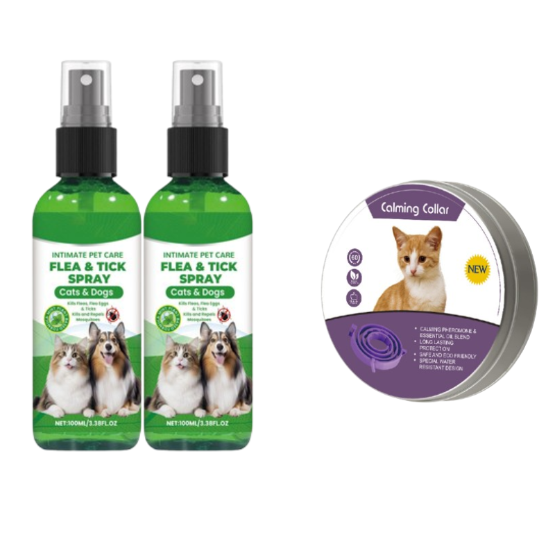 Spray naturel anti-puces et anti-tiques pour chiens et chats Protgez votre animal de compagnie bien-aim contre les parasites