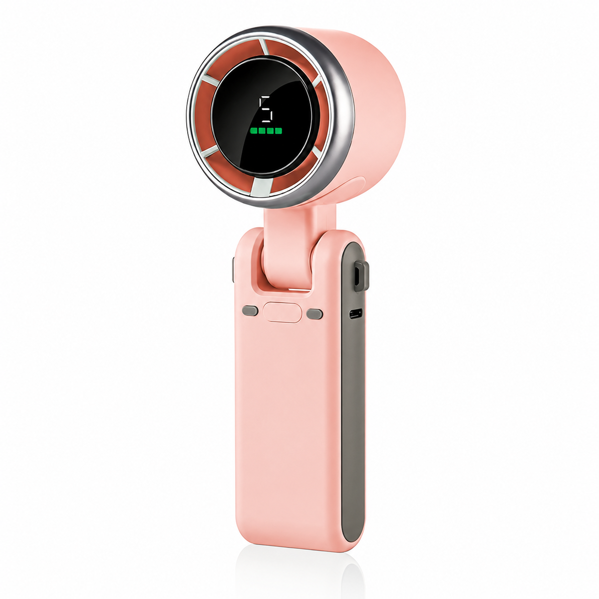 Ventilateur portable turbo 3-en-1 5 vitesses, batterie d'une autonomie de 24 h | Le cadeau idal pour la fte des pres et pour les navetteurs