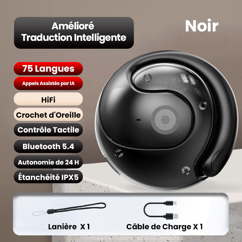 2025 couteurs de Traduction Intelligente sans Fil Bluetooth