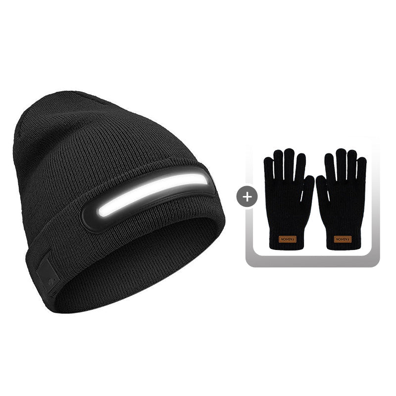 De No?l Bonnet Bluetooth rechargeable avec lampe intgre