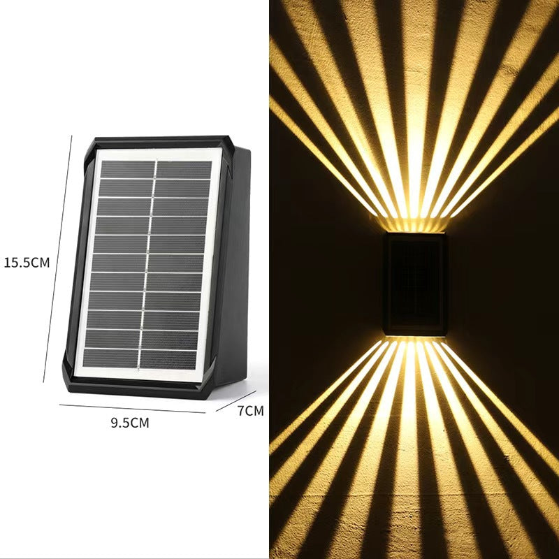Spot mural solaire tanche 4 LED pour l'extrieur