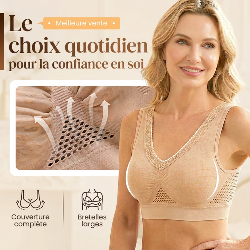 Spezieller befristeter Sonderpreis: Bügelloser Spitzen-BH mit Push-up-Effekt für Damen