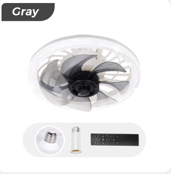 Clairage de ventilateur rglable 2-en-1 avec tlcommande pour la chambre coucher