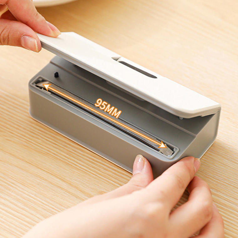 SUR LA MINI SCELLEUSE 2 EN 1 Rechargeable USB-C, 6 Niveaux de Chauffage & Lame Cutter Intgre