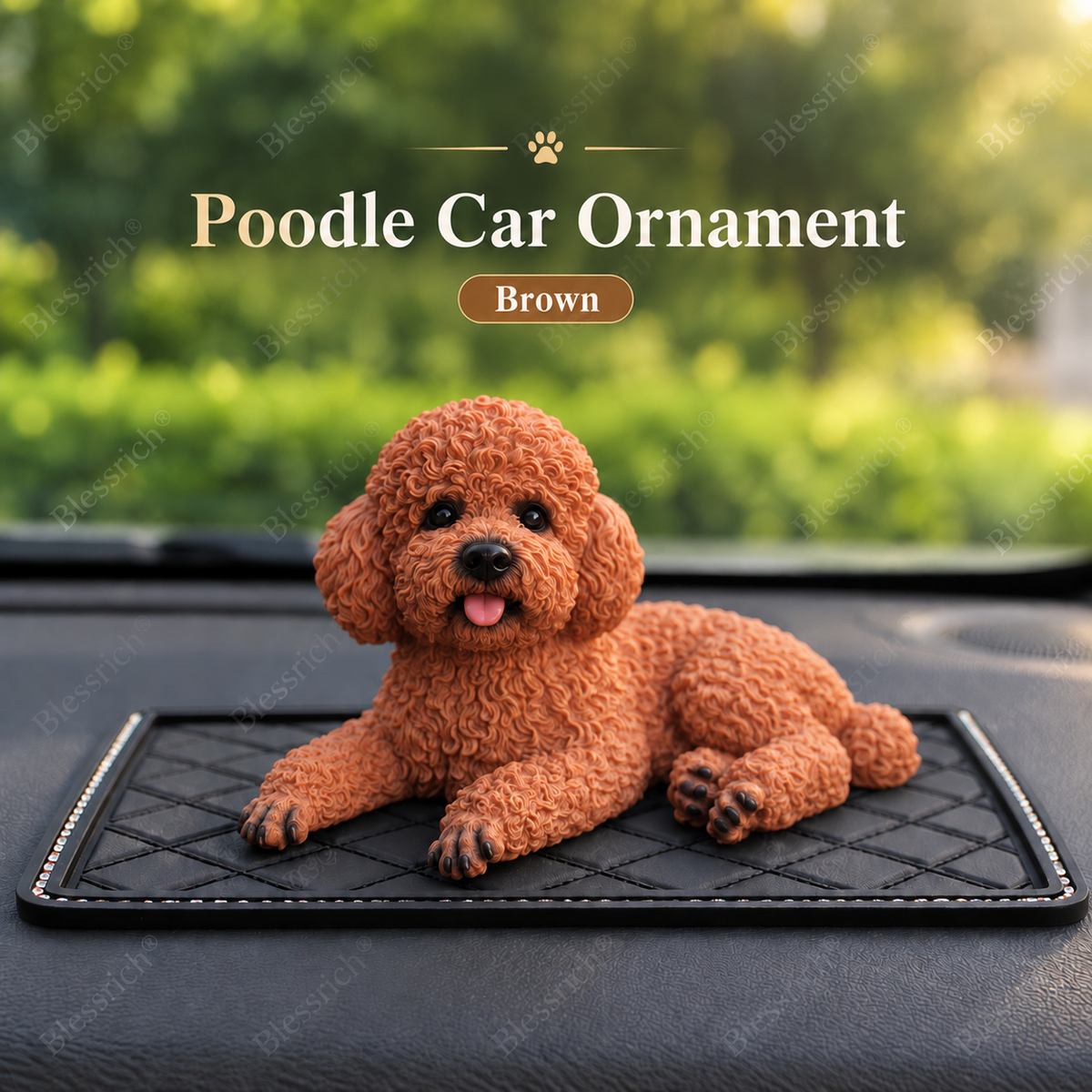 Dcoration de voiture Caniche La touche la plus mignonne pour votre tableau de bord