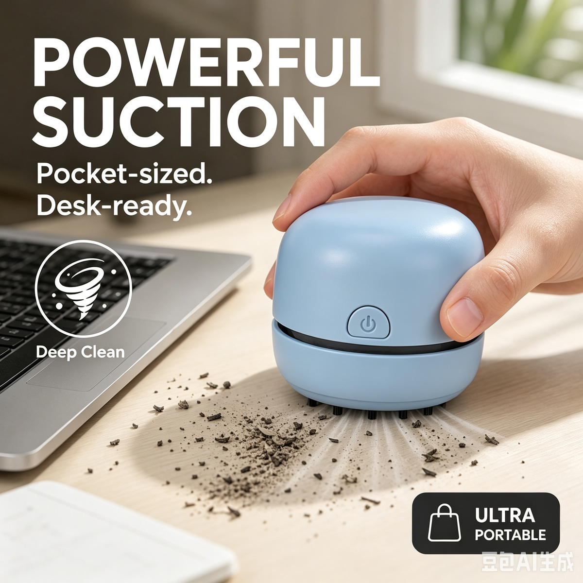 Mini-aspirateur portable pour bureau