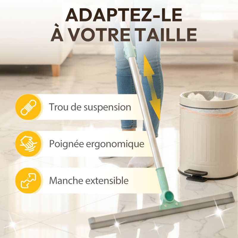 Brosse de sol multifonctionnelle en silicone