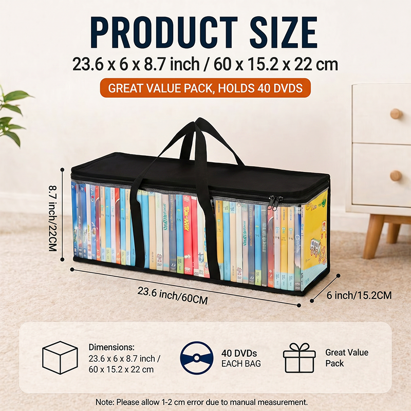 Grand sac de rangement en plastique transparent, solide et pais, idal pour les vtements, les dmnagements et le stockage