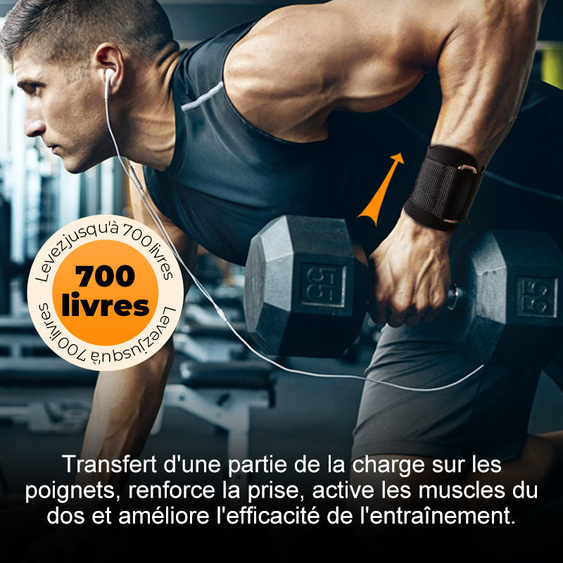 Rduction limite 49% Sangles de Poignet Robustes Crochets pour Haltrophilie