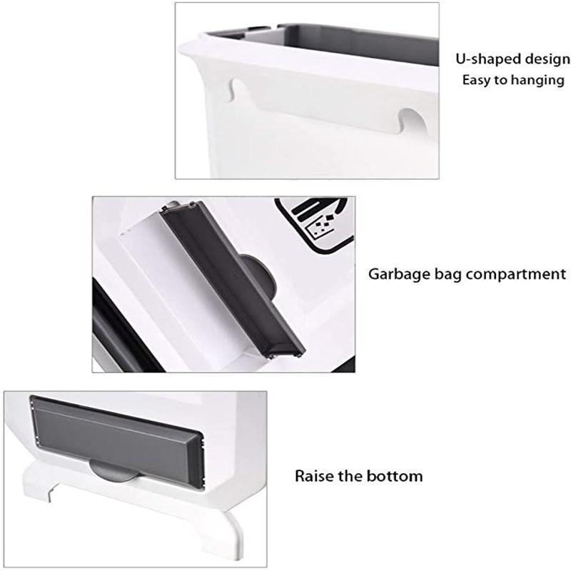 Obtenez 5 rouleaux de sacs poubelle gratuitement Poubelle pliable pour armoires de cuisine