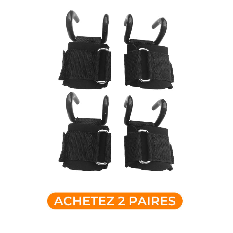 Rduction limite 49% Sangles de Poignet Robustes Crochets pour Haltrophilie