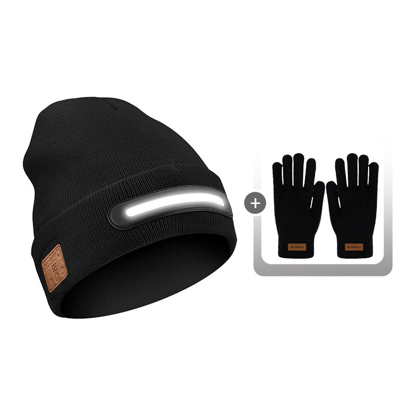De No?l Bonnet Bluetooth rechargeable avec lampe intgre