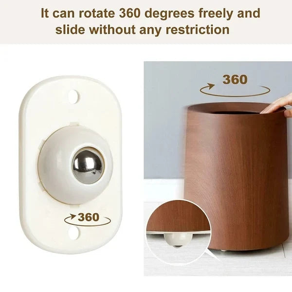 Rendre les meubles intressants Roues adhsives universelles en acier inoxydable