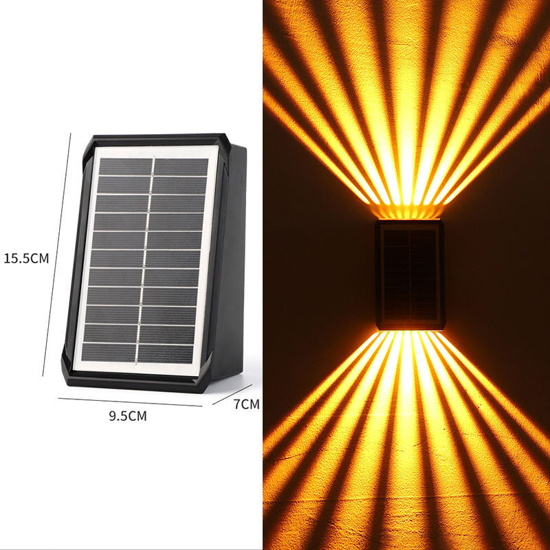 Spot mural solaire tanche 4 LED pour l'extrieur