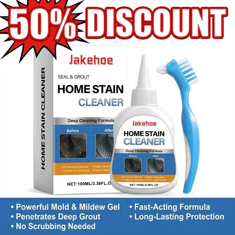 VENTE LIMITE 50 % DE RDUCTION Gel anti-moisissure avec brosse rcurer Nettoyant puissant contre les taches de moisissure pour joints de lave-linge, joints de douche, joints de carrelage et salle de bain