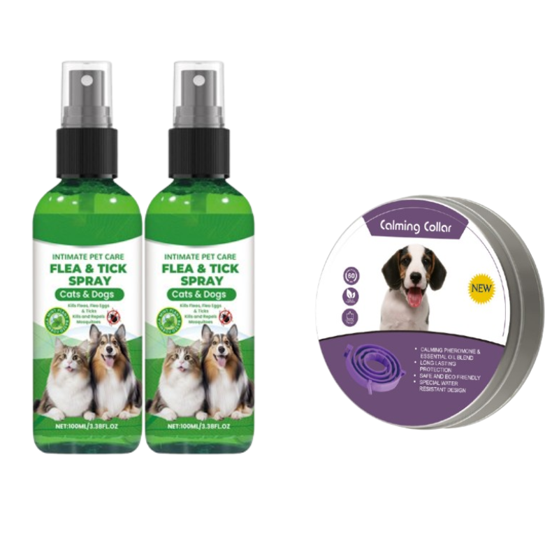 Spray naturel anti-puces et anti-tiques pour chiens et chats Protgez votre animal de compagnie bien-aim contre les parasites