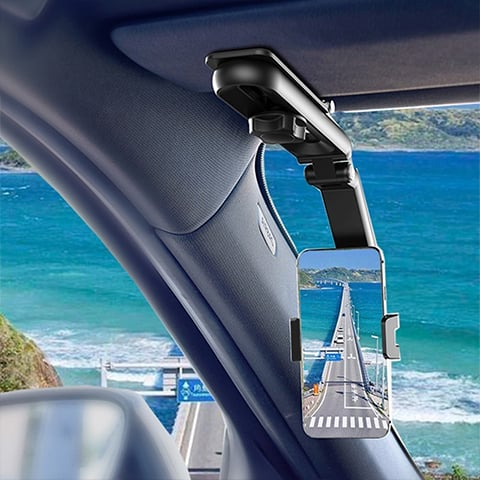 Drehbarer und einziehbarer Handyhalter